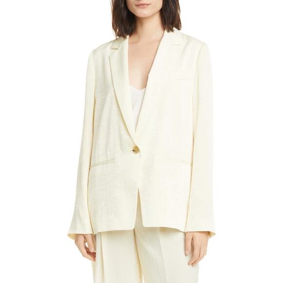 Vince Drapey Boyfriend Blazer Size 6 New with Tags - Picture 1 of 11